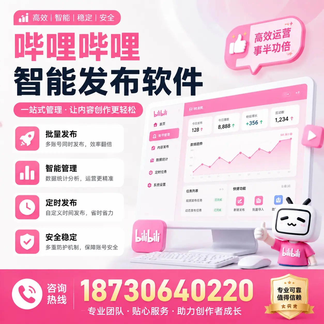 如何评估哔哩哔哩智能发布软件的ROI?阜新 企业必读